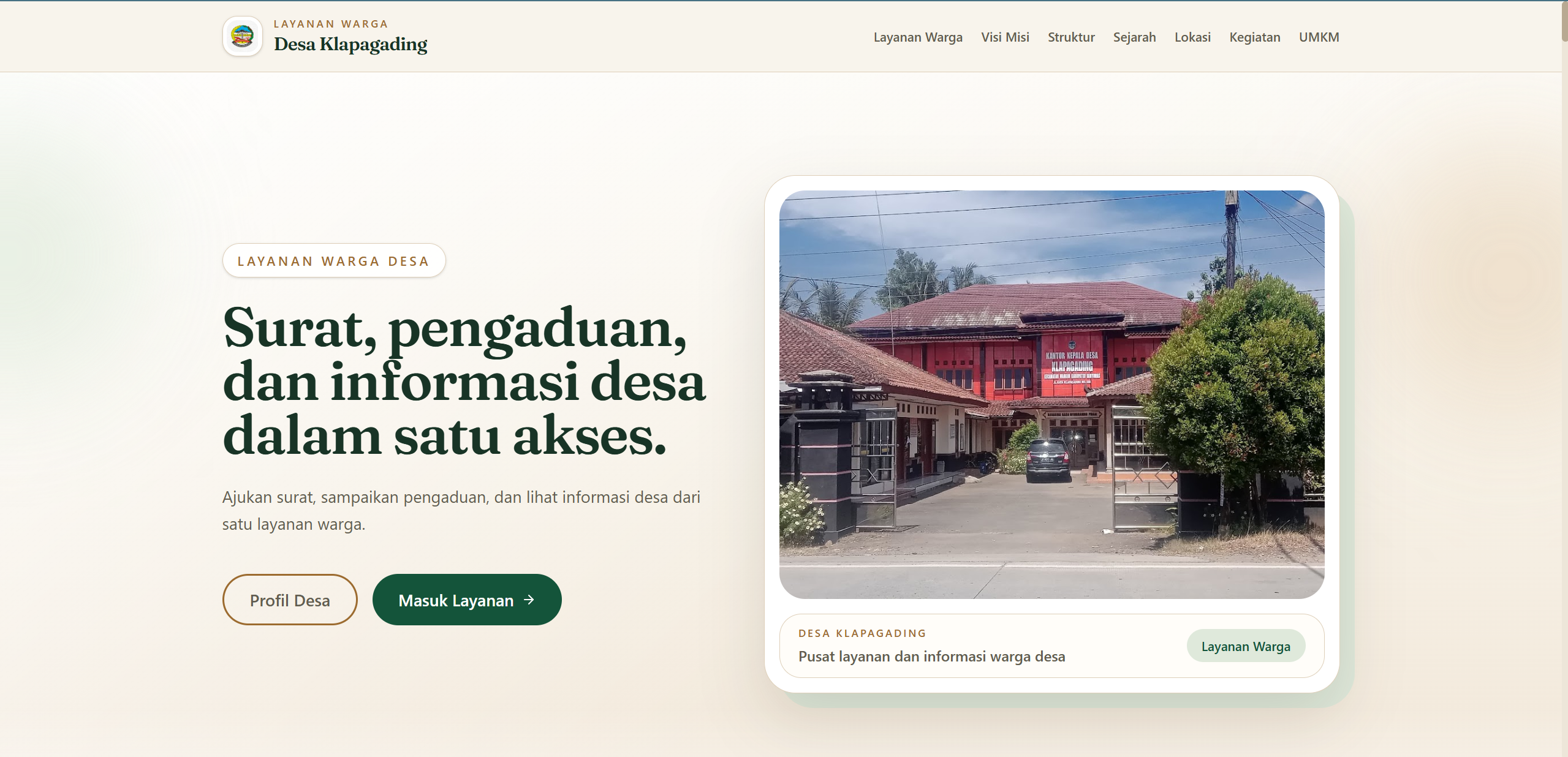 Smart Village Klapagading